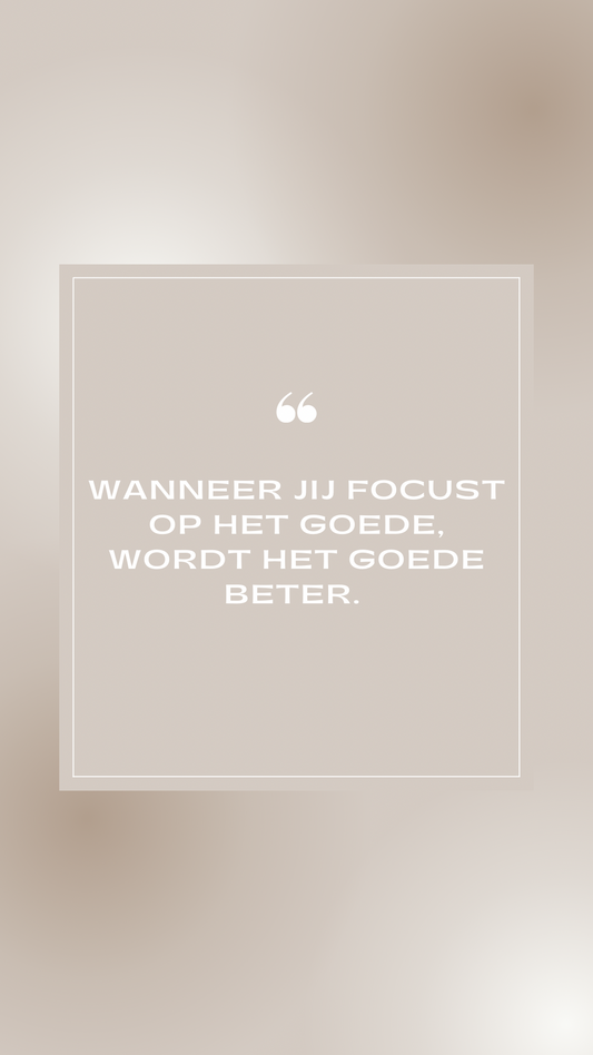 De kracht van aandacht: Richt je energie op wat echt telt