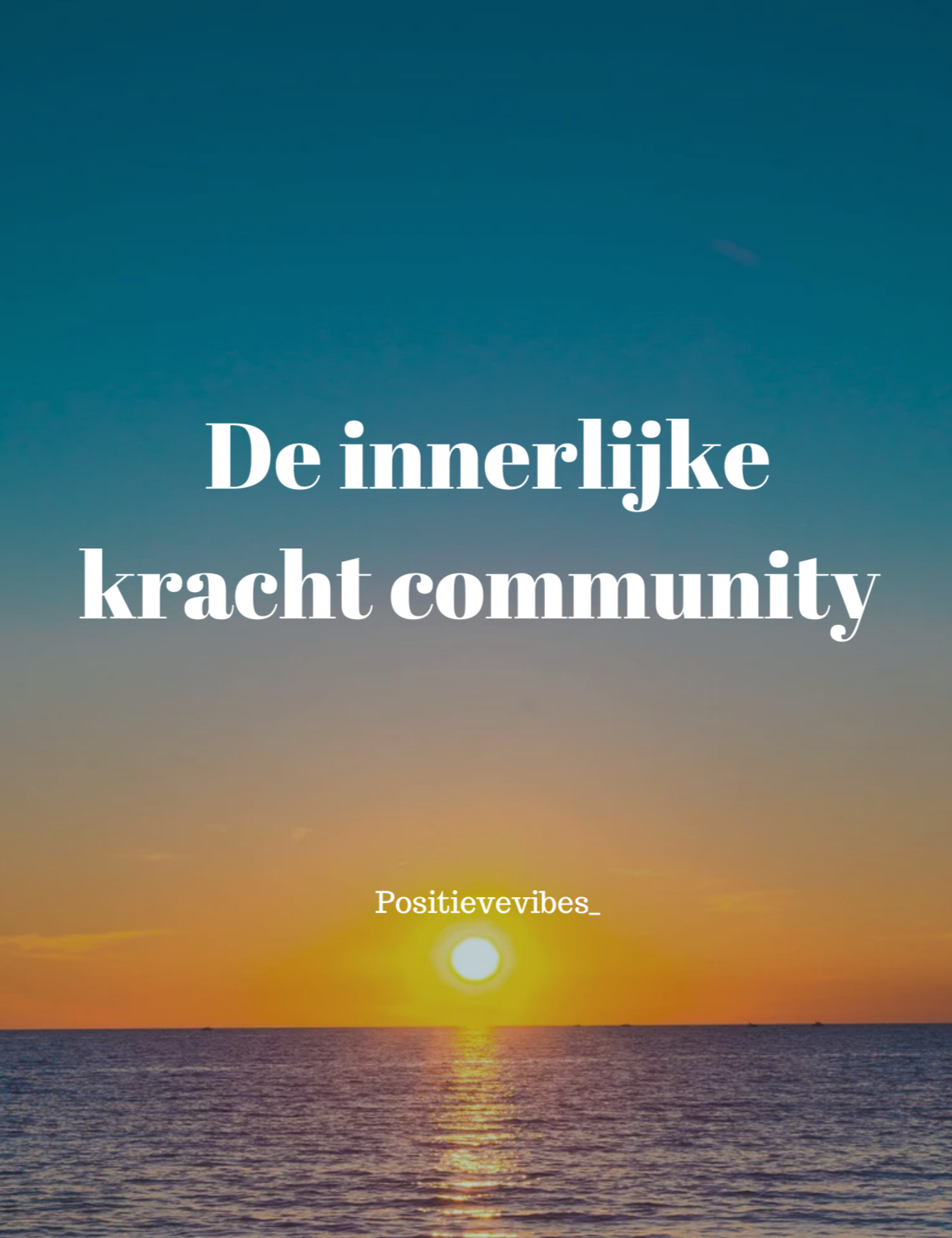 Positievevibes Community Lidmaatschap