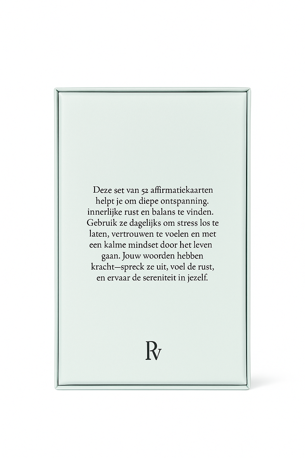 Affirmatiekaarten voor Meer Innerlijke Rust – 52 Kaarten + Challenge