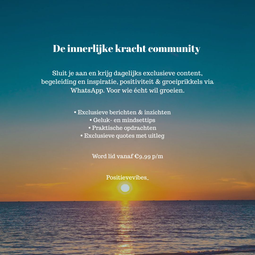 Positievevibes Community Lidmaatschap